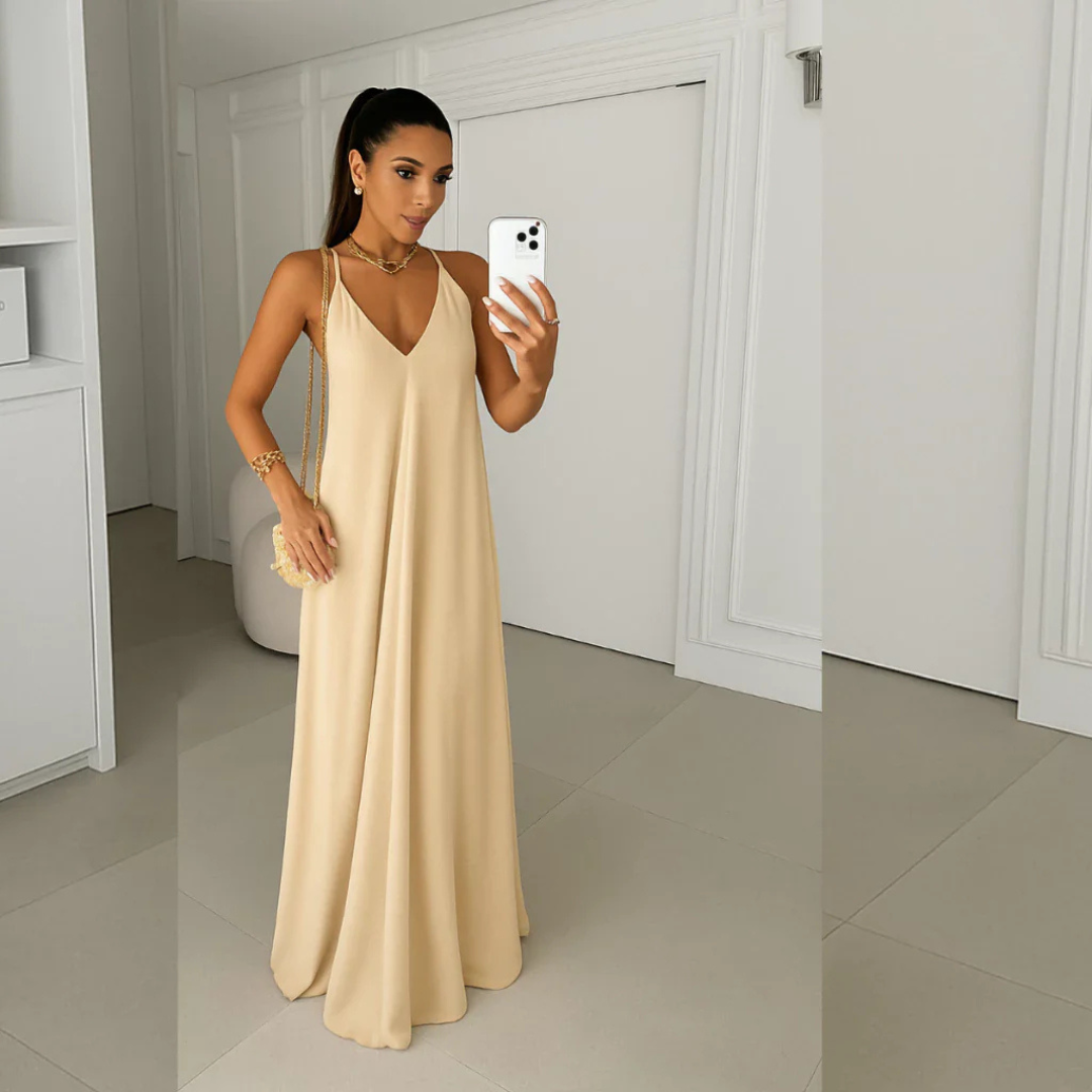 Vestido Longo Éter Tule — Maralleve