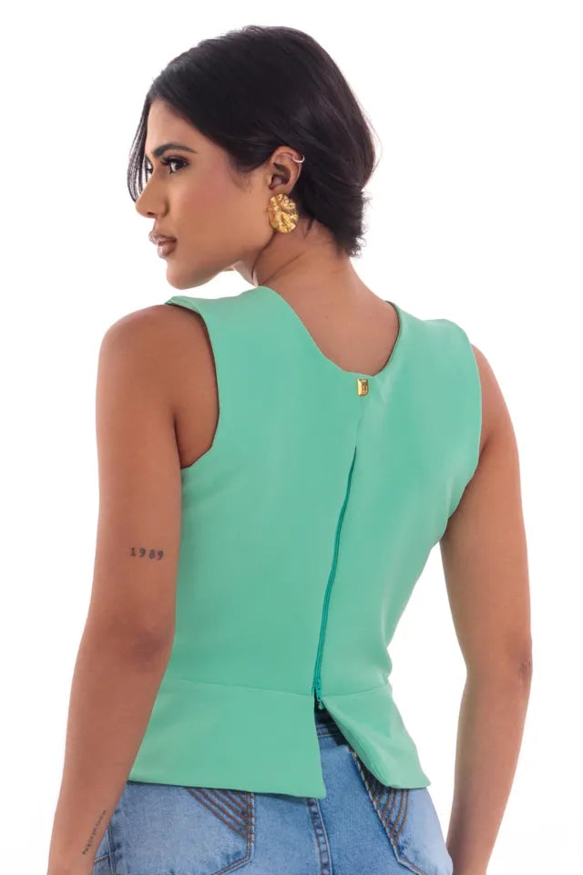 Blusa Peplum Pulsanti — Maralleve