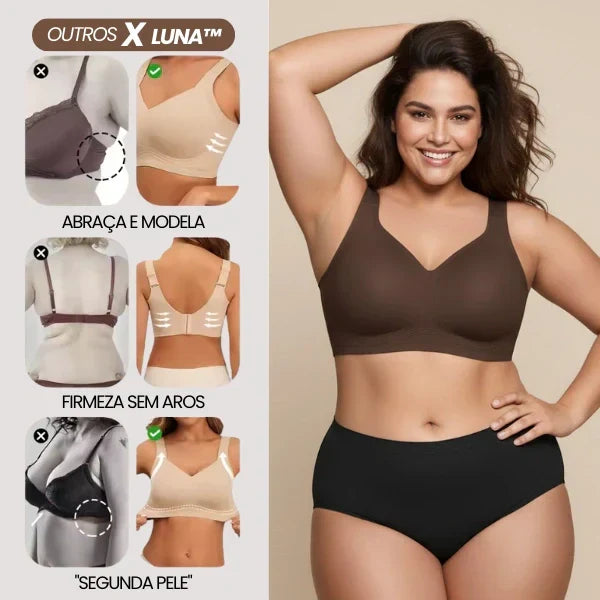 Kit 3 Sutiãs Luna Comfort™ - Sutiã com Efeito Invisível e Zero Marcas — Maralleve