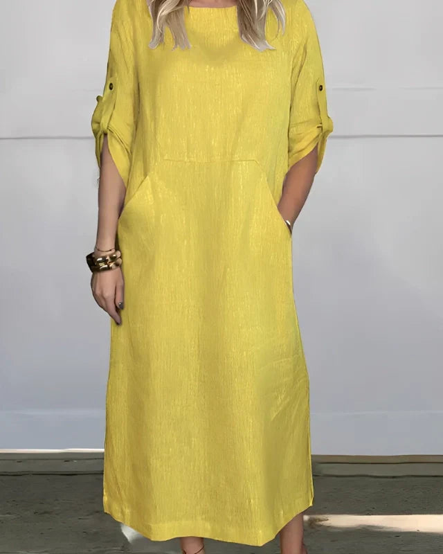 Vestido Casual Susan | Linho Puro — Maralleve