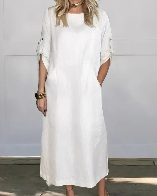 Vestido Casual Susan | Linho Puro — Maralleve
