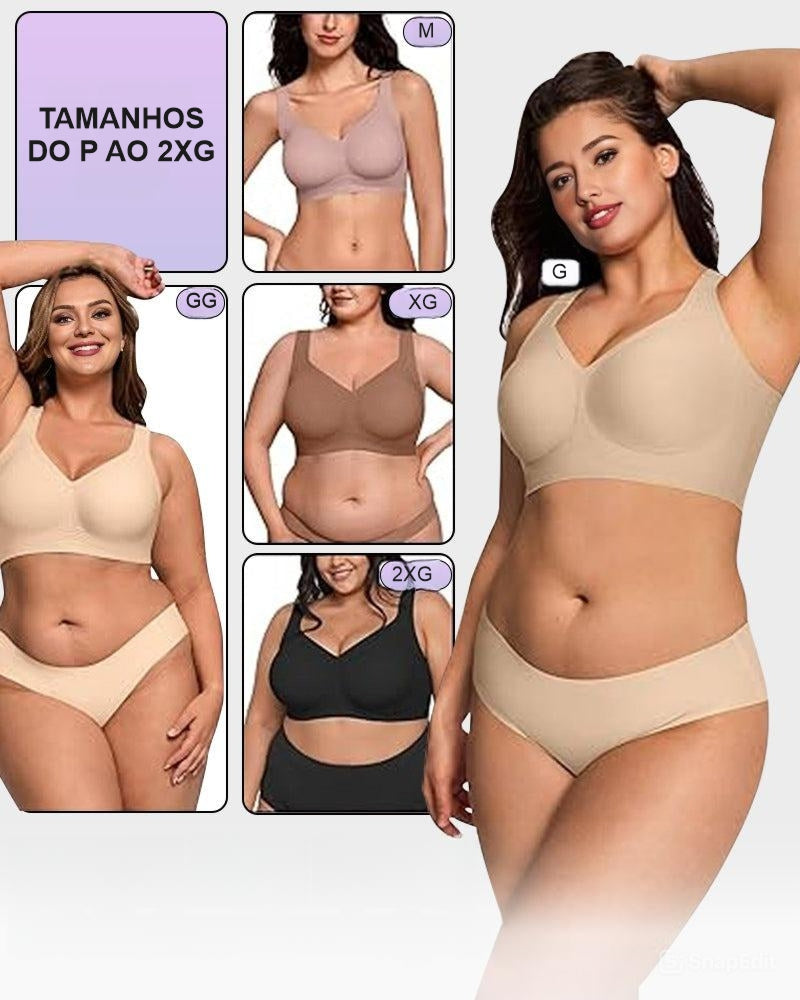 Kit 3 Sutiãs Modelador BelleForma — Maralleve